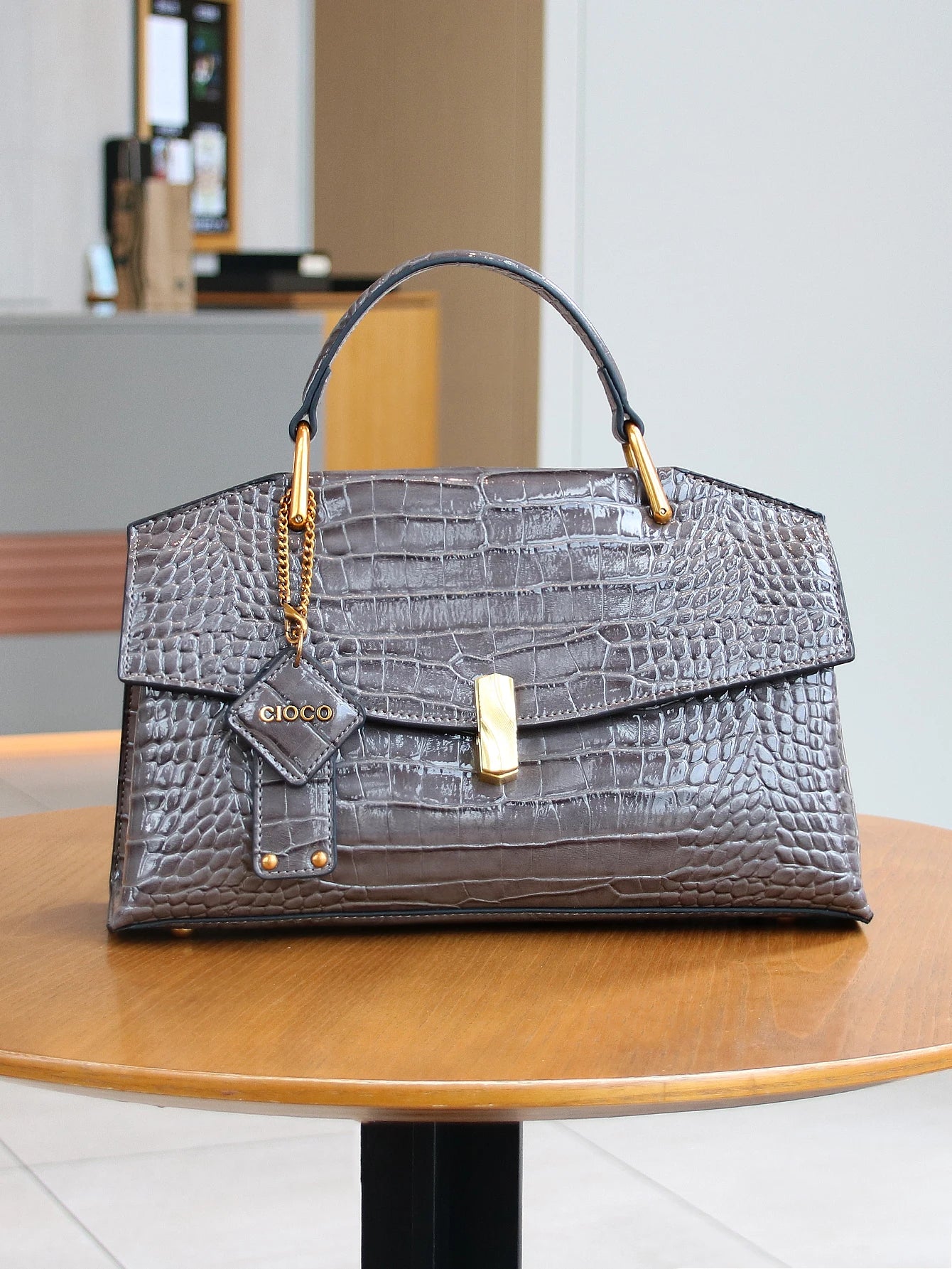 2026 New Retro Blue Snake-Shaped High-Grade Handbag Fashion Luxury Handbag Lightweight Large-Capacity One-Shoulder Mensen