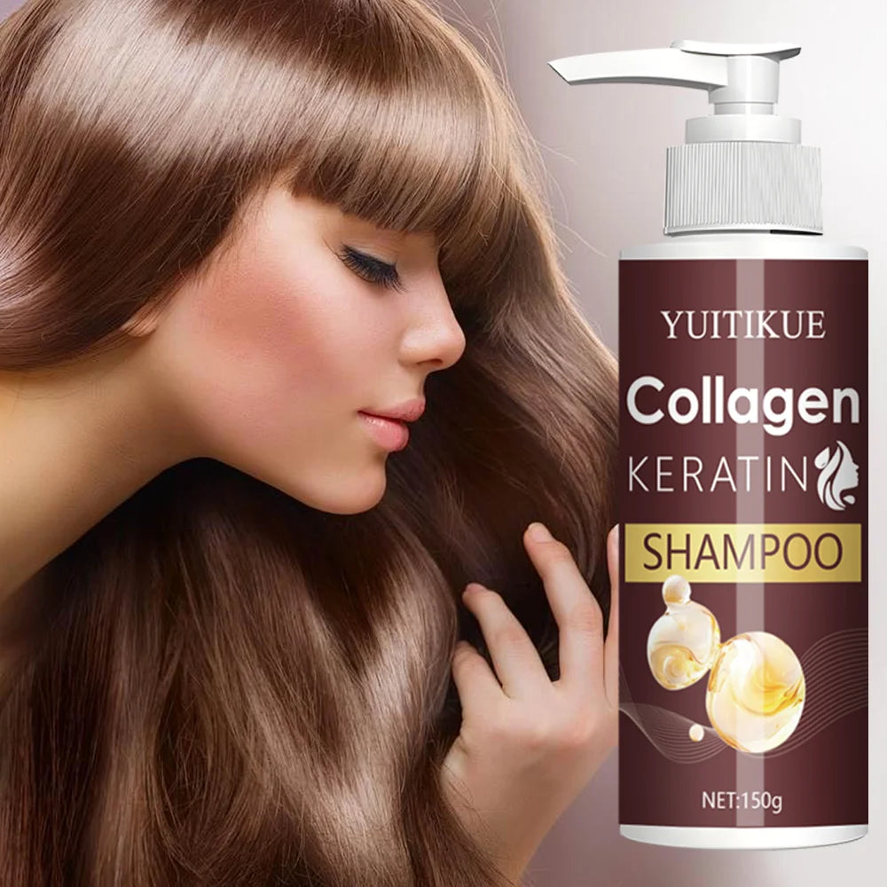 Argan Oil Shampoo Nourishing for Dry Hair — Deep Burgundy | KIMLUD