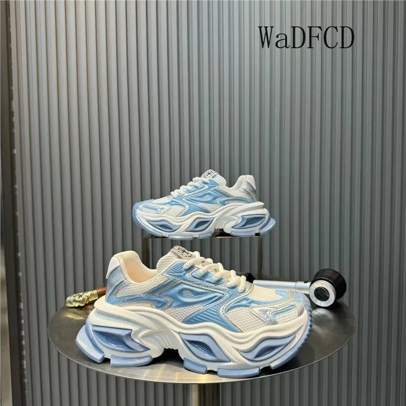 Men's Chunky Sneaker – Height Increasing – Leather Fabric | KIMLUD