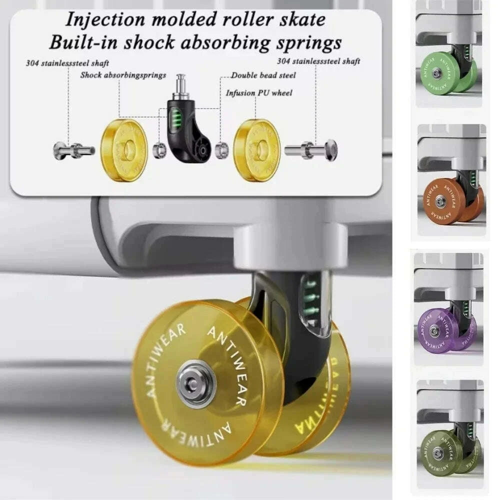 front-opening-pocket-rolling-luggage-aluminum-frame-wide-handle-trolley-suitcase-with-colorful-silent-wheels-usb-charging-plugkimlud-womens-fashion-34614819