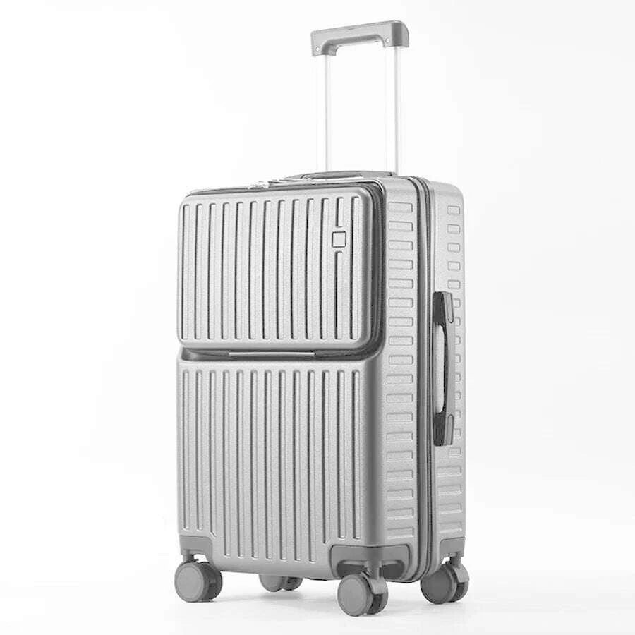 independent-front-open-luggage-multi-functional-suitcase-abspc-cup-holder-and-hidden-phone-stand-smooth-universal-wheel-20-24kimlud-womens-fashion-34614600