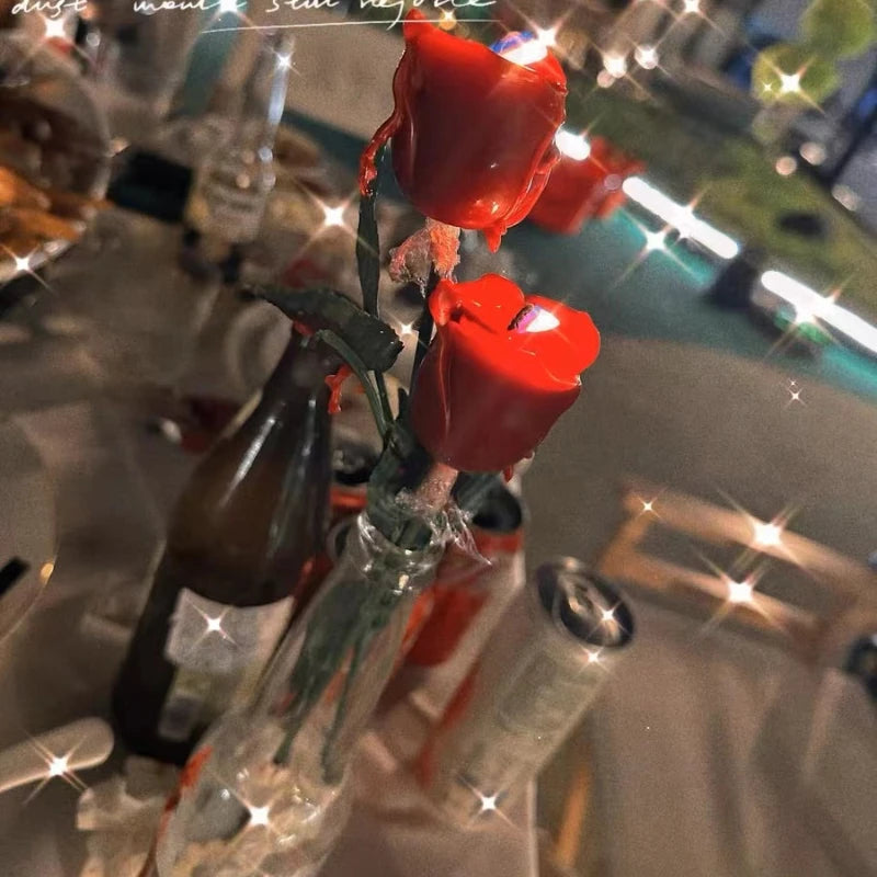 KIMLUD, Rosette Scented Candles, Simulated Flower Home Wedding Party Decorations, Desktop Perfume Accessories, Holiday Birthday Gifts, KIMLUD Womens Clothes