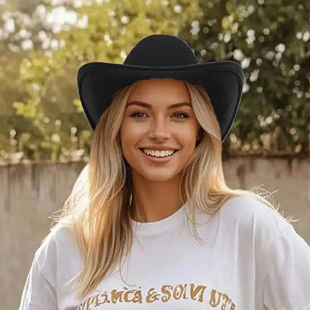 vintage-western-cowboy-hat-comfortable-roll-up-brim-belt-buckle-cowgirl-fedora-cowgirl-church-sombrero-hombre-capskimludkimlud-35562944