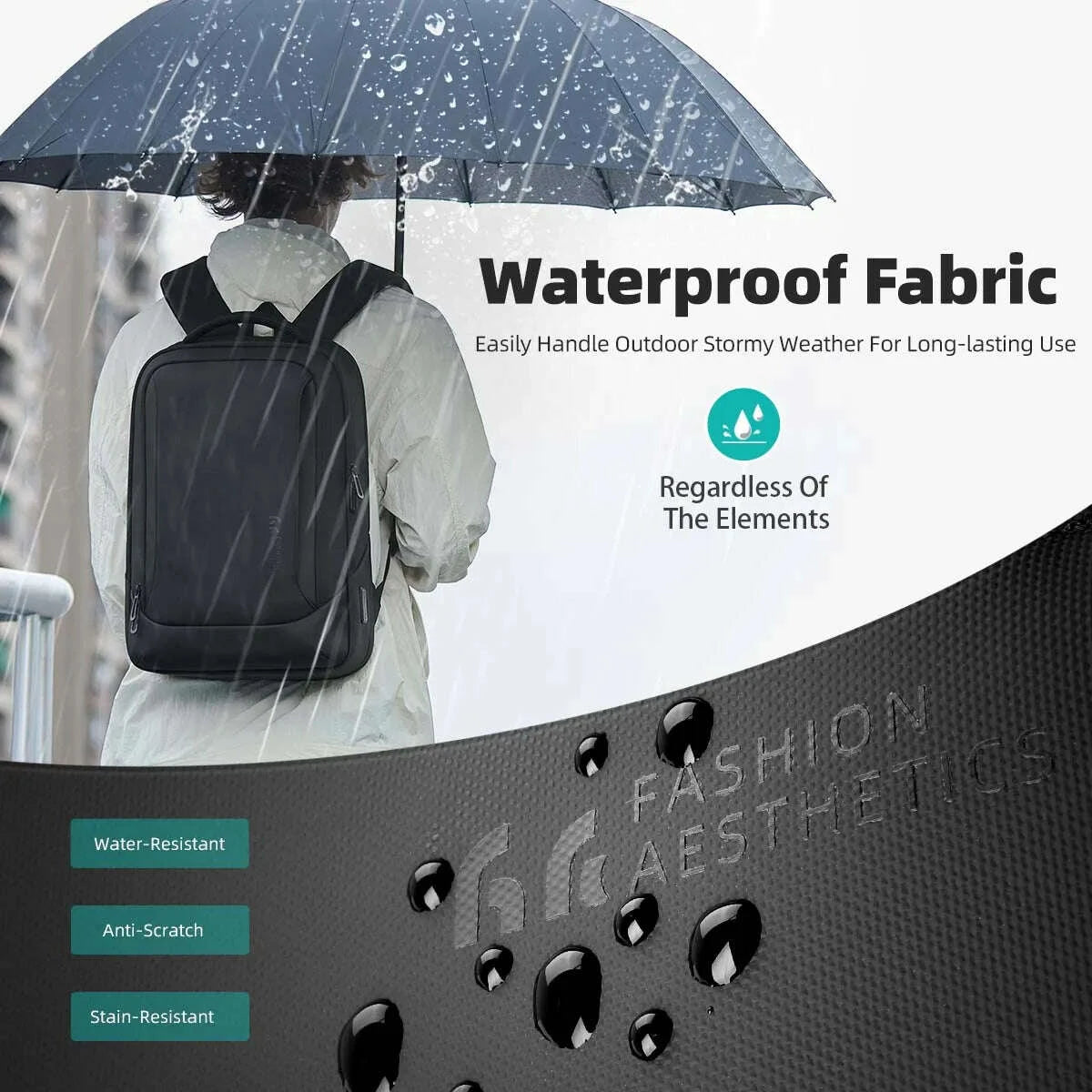 KIMLUD, HK Men's Designer Laptop Bag Waterproof School Bags for College Boys Male Business Sports Travel Backpack Men With USB Charging, KIMLUD Womens Clothes