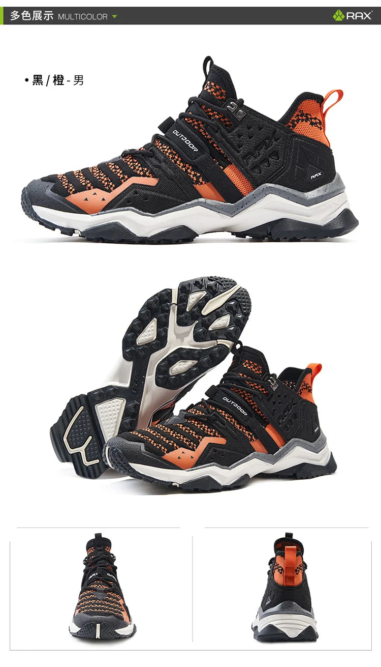 Rax Men's Running Shoes Women Breathable Jogging Shoes Men Lightweight Sneakers Men Gym Shoes Outdoor Sports Shoes Male zapatos
