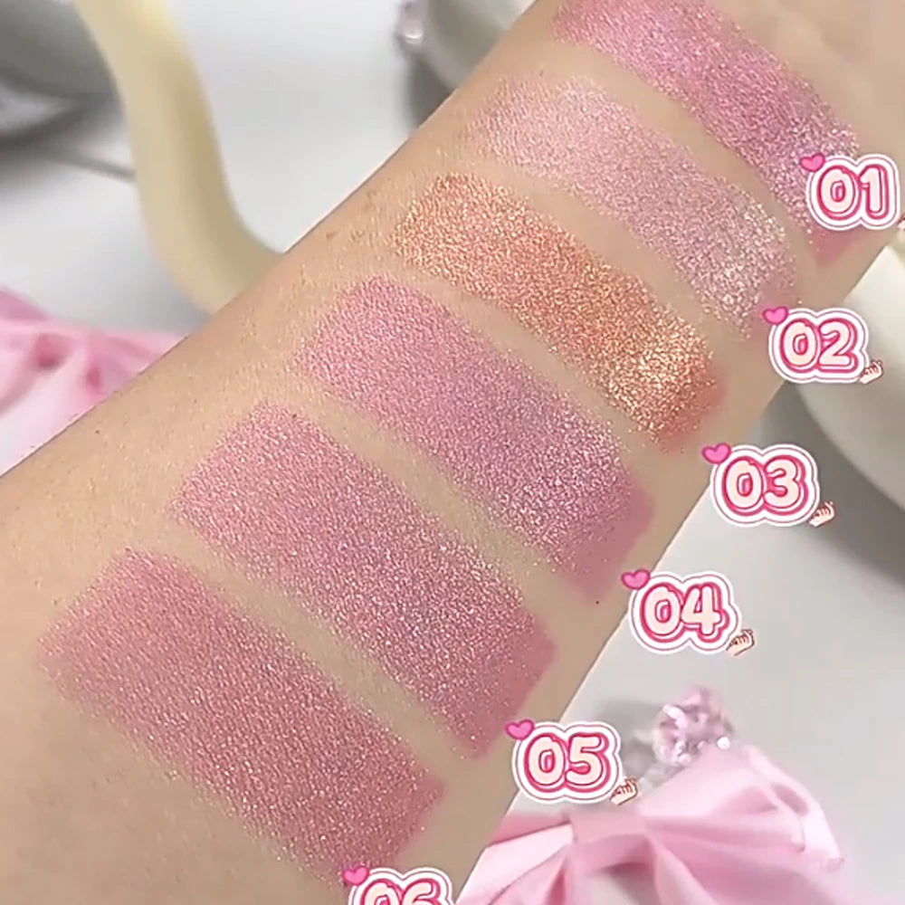 3D Metallic Diamond Lipstick Gradient Pink Purple Moisten Shine Glitter Lip Plumper Makeup Velvet Lip Glaze Pigmented Cosmetics