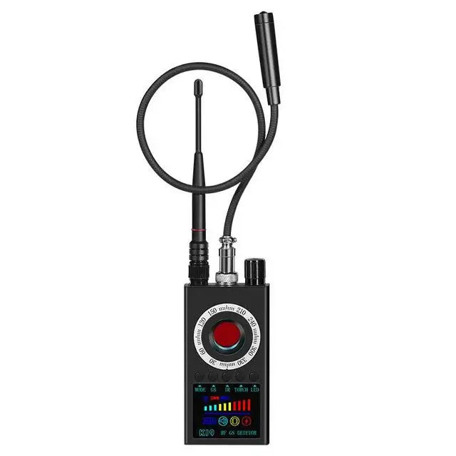 Compact Wireless RF Signal Detector Anti Wiretap Bug Scanner — Black | KIMLUD