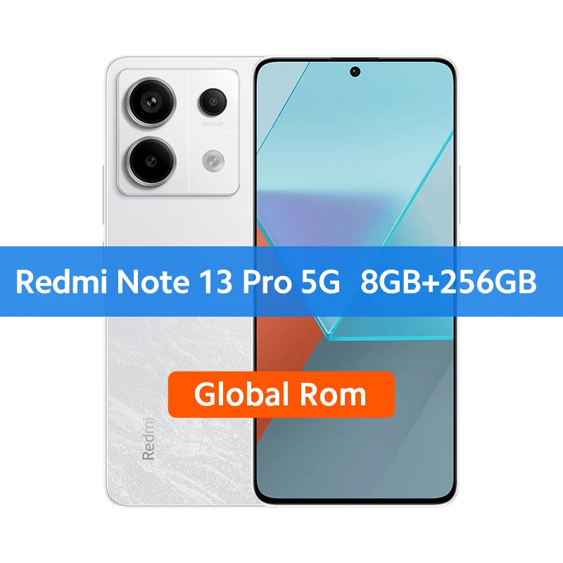 Xiaomi Redmi Note 13 Pro 5G Global ROM Smartphone 120Hz Screen 5100mAh 67W Fast Charging Cellphone Snapdragon 7s Gen 2