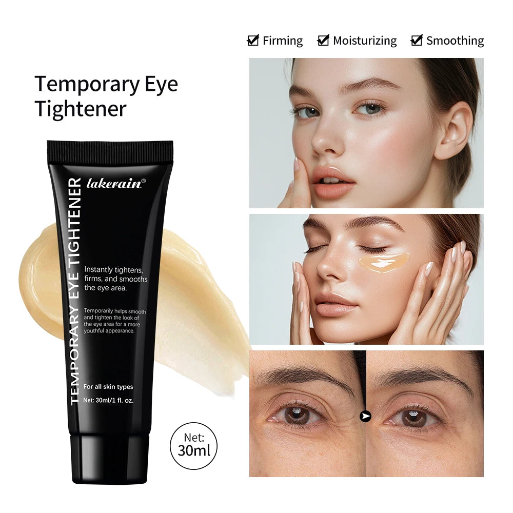 Instant Tighten Wrinkles Eye Cream Remove Eye Fat Bags Puffiness Lifting Firming Smooth Fine Lines Nourish Eye Massage Cream