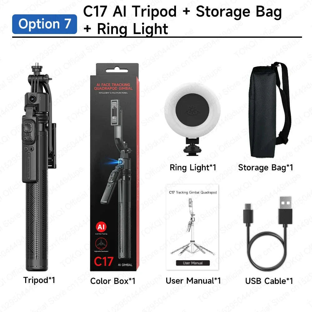 tokqi-c17-ai-tracking-gimbal-cellphone-stand-extension-rod-selfie-stick-tripod-360°-auto-rotate-for-smartphones-shooting-vlogkimludkimlud-35562869