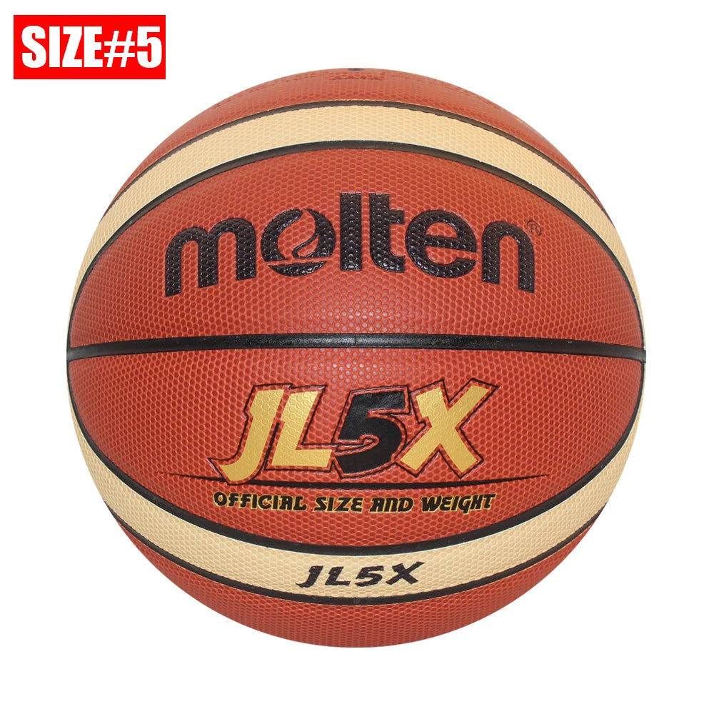PU Basketball Official Size 7 6 5 — Orange | KIMLUD