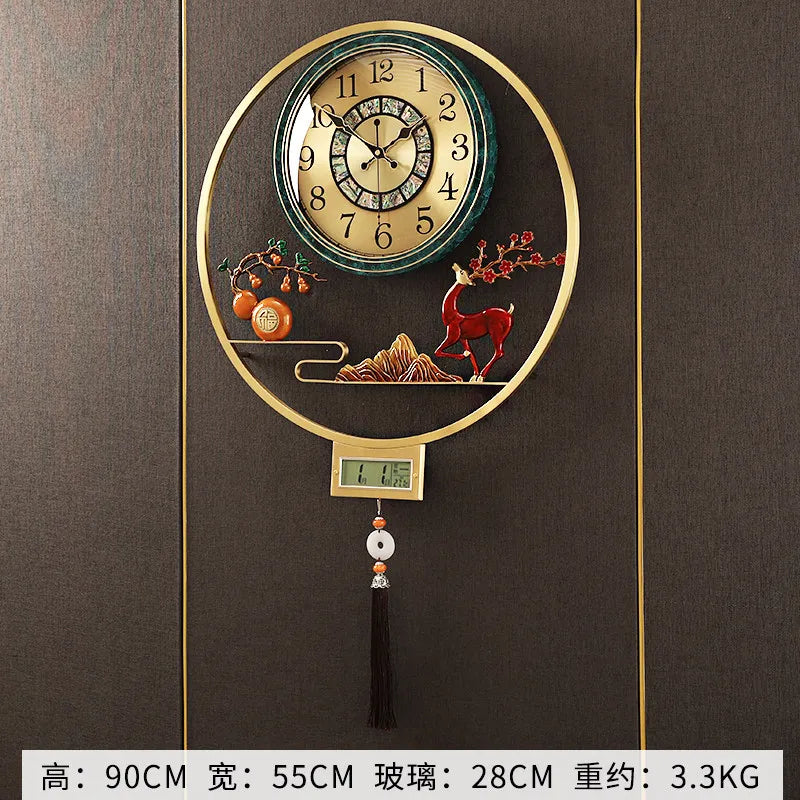 Big Size Living Room Wall Watch Design Aesthetic Luxury Digital Silent Clock Wall Creative Fashion Reloj De Pared Home Decor