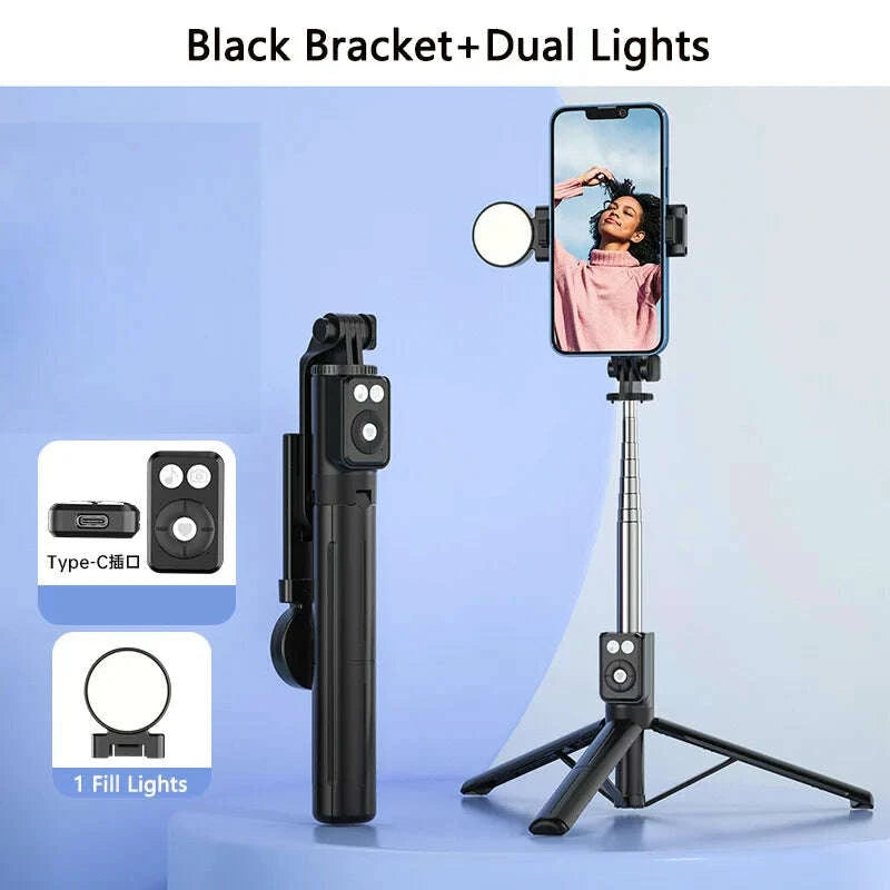 bluetooth-wireless-selfie-stick-portable-dual-fill-light-with-tripod-telescoping-bracket-for-iphone-xiaomi-makeup-live-streamingkimludkimlud-35567562