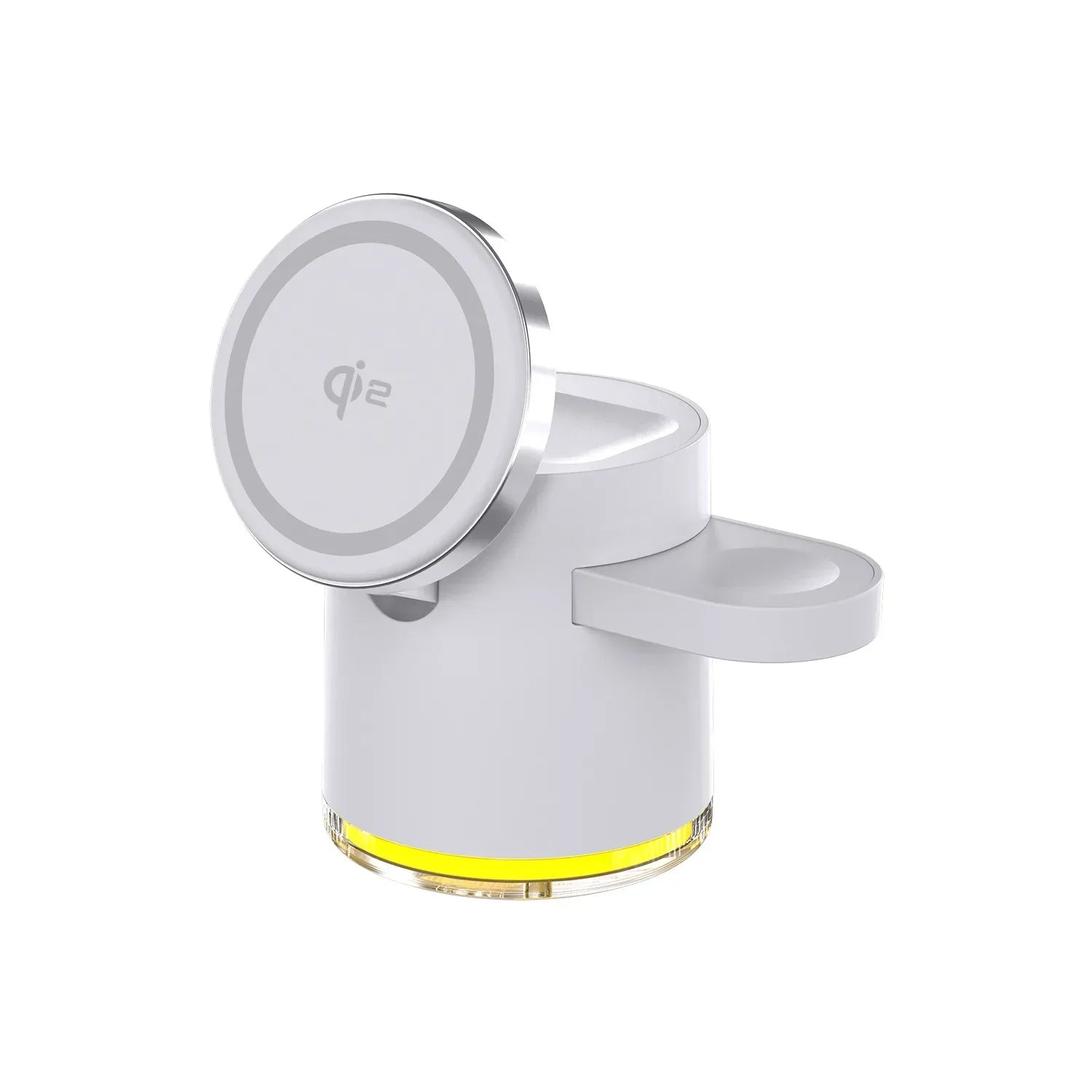 Fast Charging Dock Stand QI2 Wireless Charger Night Light 4 in 1 For Magsafe iPhone 16 15 14 Pro Max Airpods Pro 2-8 Apple Watch