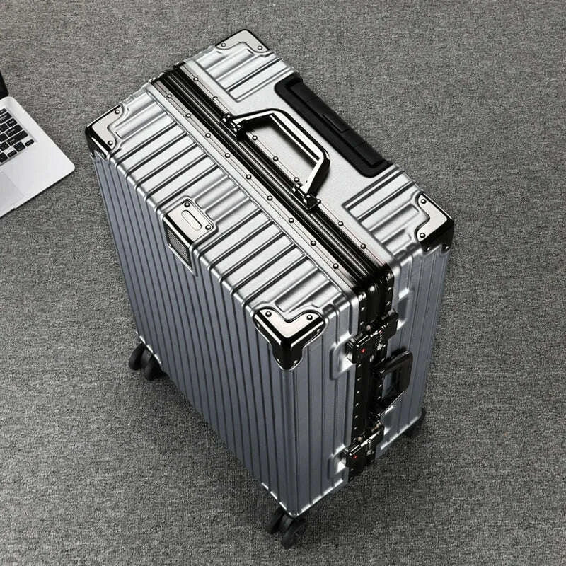 travel-suitcase-aluminum-frame-20-inch-carrier-suitcase-0n-wheels-durable-password-suitcase-262830-large-capacity-luggagekimlud-womens-fashion-34613685