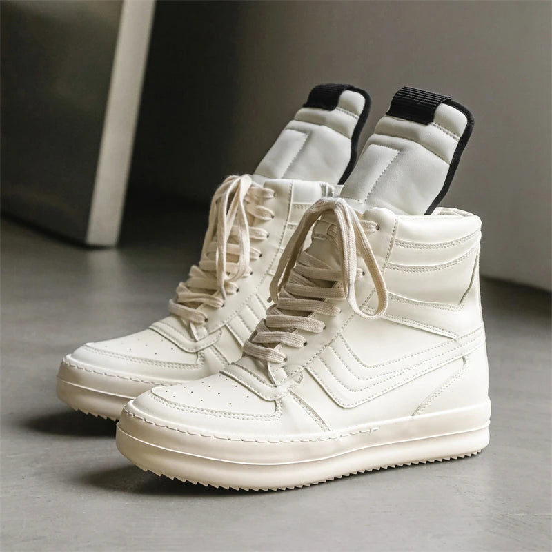 High Top Sneakers – Lace-Up – High Top | KIMLUD