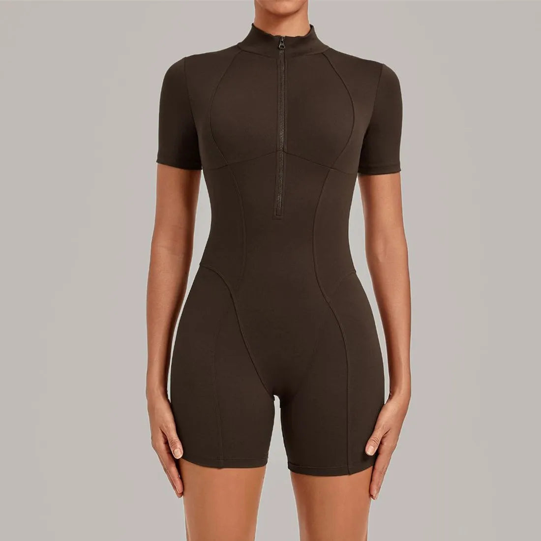 One Piece Jumpsuit – Triangle Back – Nylon Elastane – Sleeveless | KIMLUD