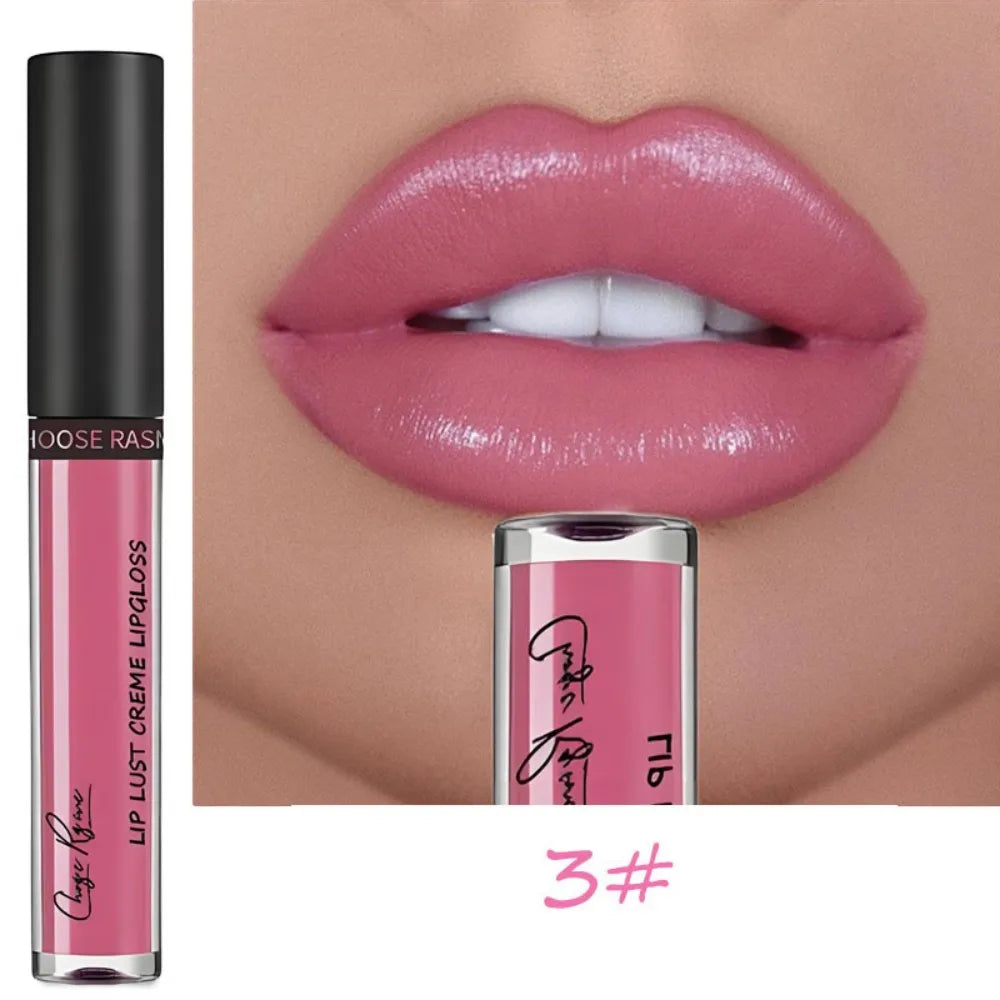 Glossy Lip Gloss Long Lasting Waterproof — Multicolor | KIMLUD