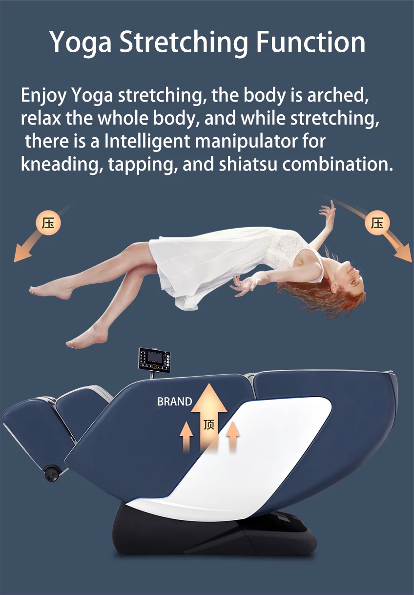 Home use 4D full body massage chair massage recliner chair with zero graviry - KIMLUD