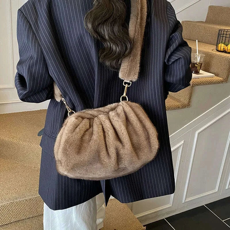 new-womens-commuting-simplified-shoulder-bag-fluffy-cloud-textured-casual-coach-bag-vintage-furry-handle-bag-for-autumn-winterkimludkimlud-35556110