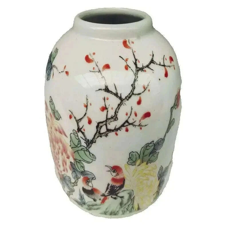 chinese-old-porcelain-vase-pastel-flower-bird-pattern-storage-jar-antique-collectible-decorative-piecekimlud-womens-clothes-35082687