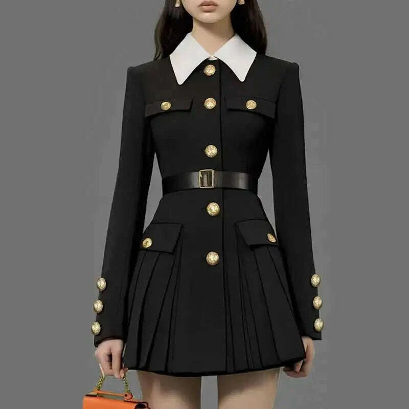 luxury-quality-2025-spring-autumn-single-breasted-golden-button-long-full-sleeve-blazer-suit-coat-pleated-short-dresses-womenkimlud-womens-clothes-35081118