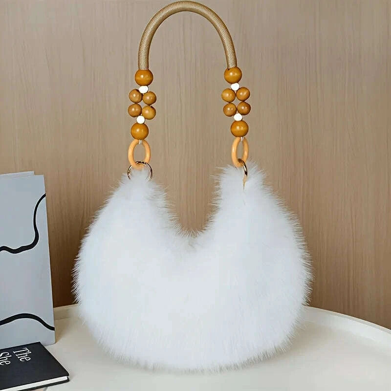 womens-faux-handbag-plush-faux-tote-purse-with-bead-accented-strap-zipper-closure-elegant-handbags-shoulder-bags-for-everydaykimludkimlud-35557053