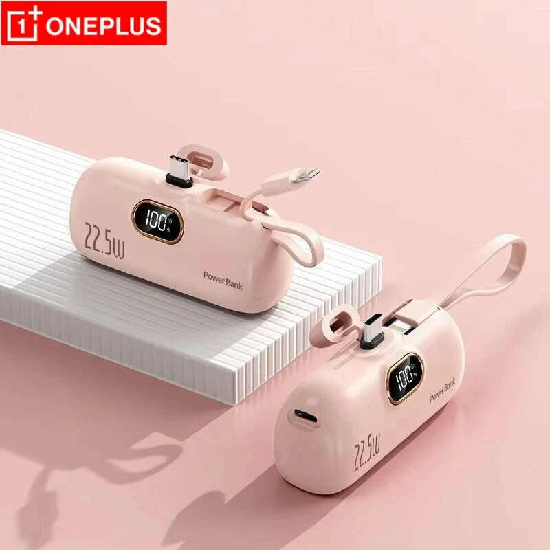 oneplus-10000mah-portable-power-bank-2--in-1-fast-charger-lightweight-high-capacity-pocket-power-bank-for-iphone-huawei-samsungkimlud-womens-fashion-34601912