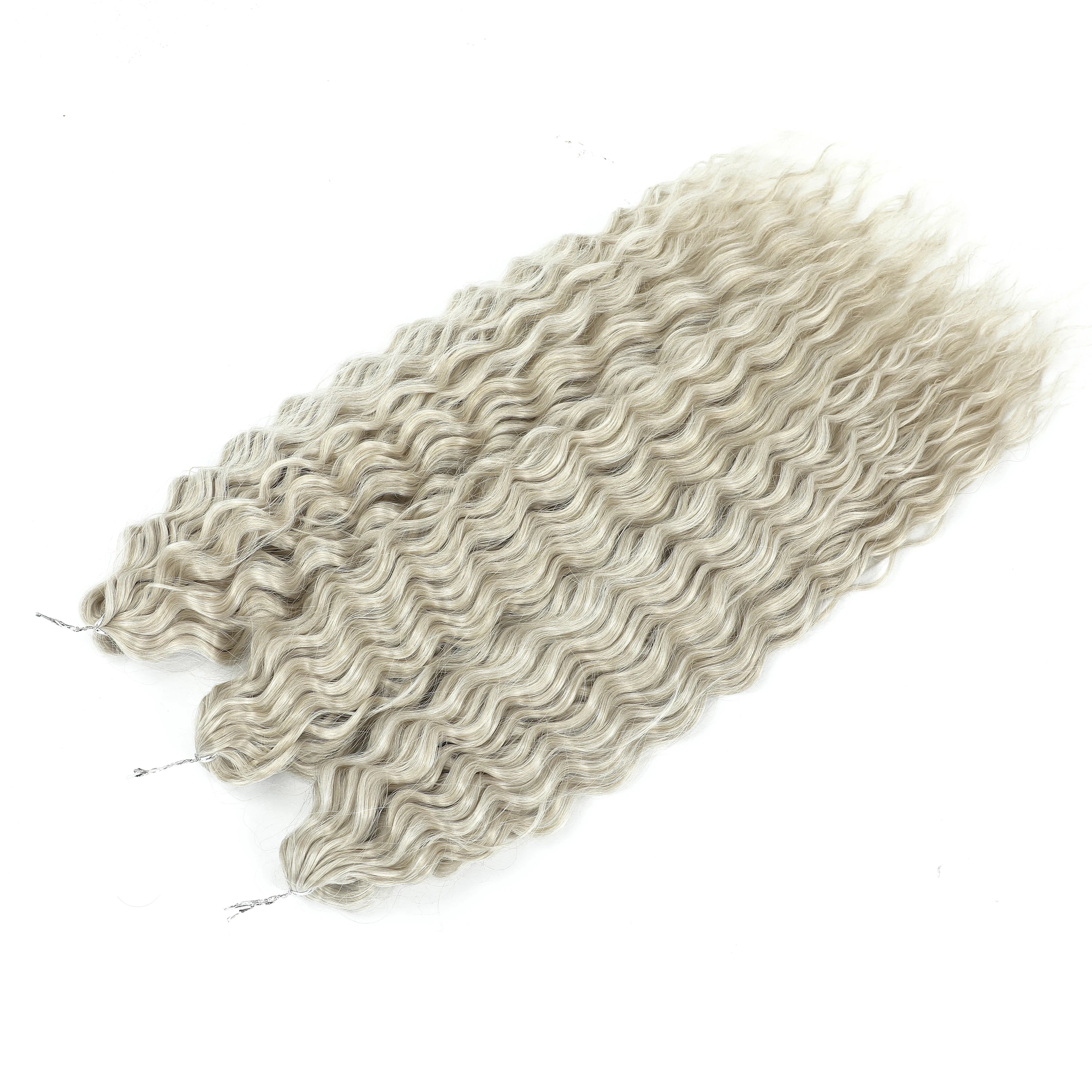 Crochet Braids Synthetic Hair High Temperature — Ombre Brown | KIMLUD