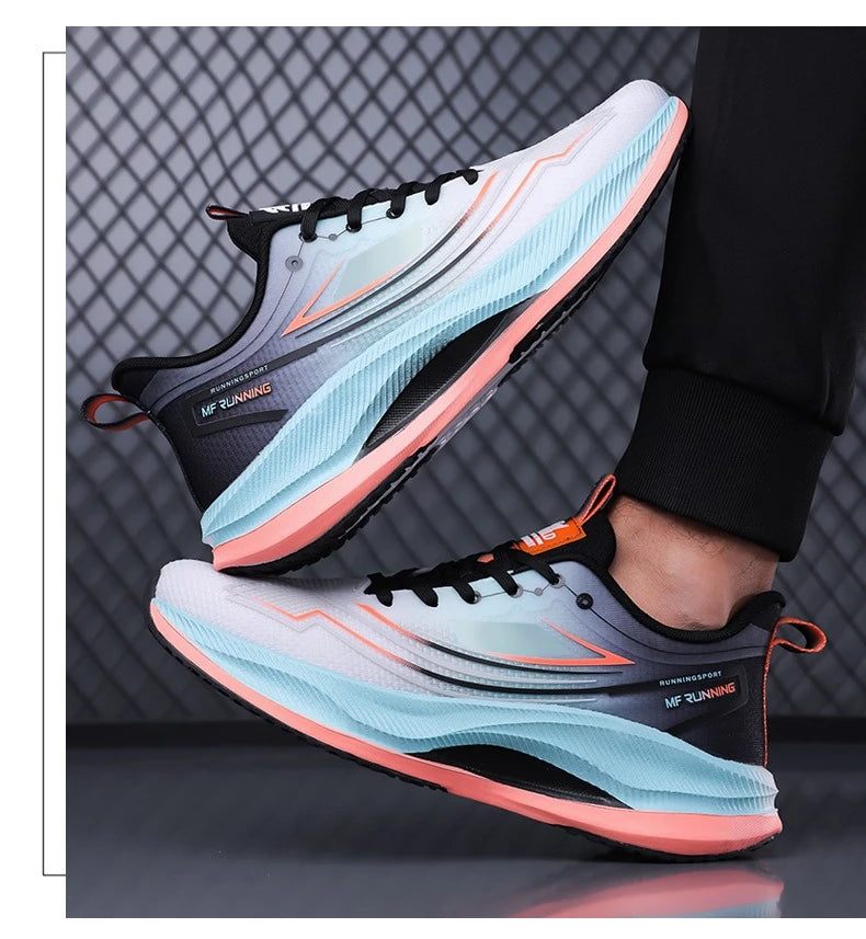 Men's Shoes Sports Shoes Shock-Absorbing Breathable Running Shoes Lightweight Sports Casual Comfortable Rebound and Versatile