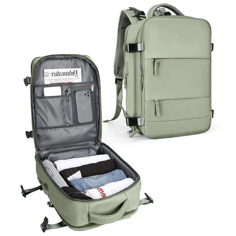 KIMLUD, Large Travel Backpack for Men,Airline Flight Approved Waterproof Laptop Backpack,Anti Theft Carry on Backpack, Hiking Backpack, KIMLUD Womens Clothes