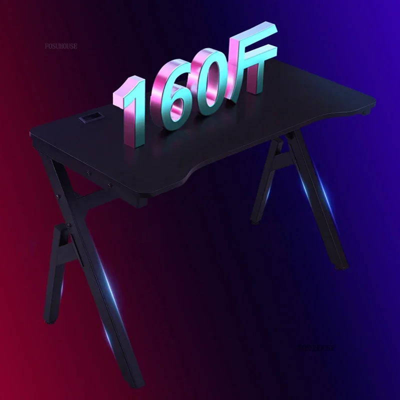 Carbon Fiber Computer Desks Desktop Home Gaming Desk Simple K-shaped Workbench Dormitory Student Study Desks Office Furniture A