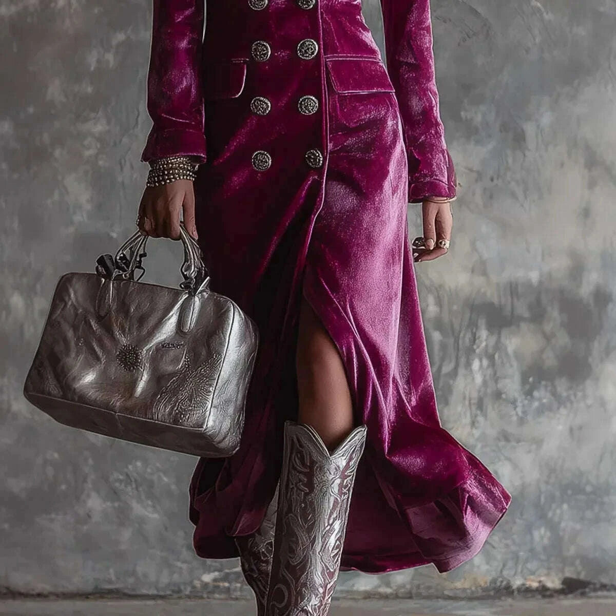 velvet-double-breasted-dress-for-womens-long-sleeve-lapel-collar-split-hem-elegant-vintage-casual-slim-fall-winter-midi-dresskimlud-womens-fashion-34623811