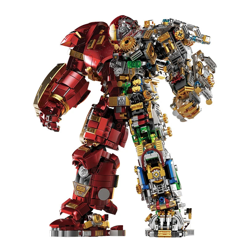 2700+pcs Iron Heroes Blocks Action Figures Mark Building Sets Buster Mech DIY Brick Collectible Toys for Boys Adult Kids Gifts