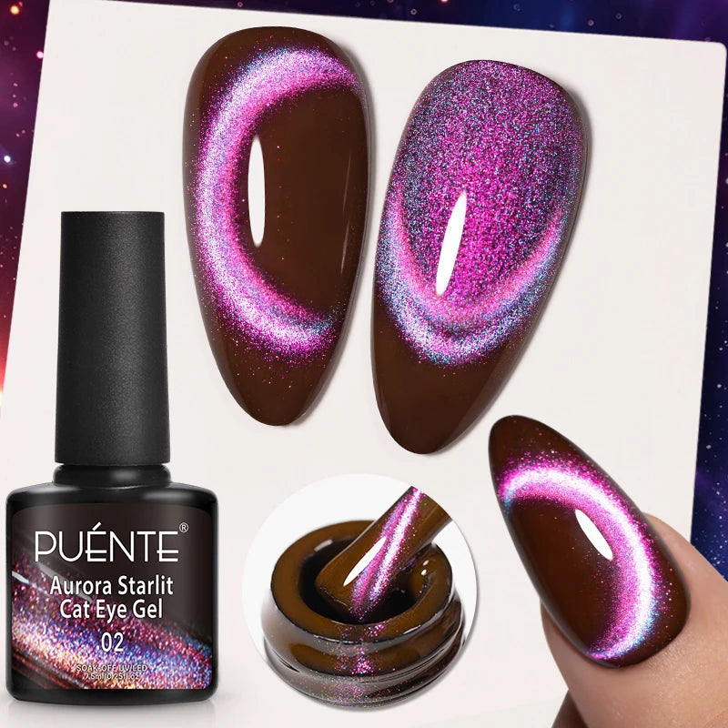 Reflective Glitter Gel Nail Polish Multidimensional Holographic Sparkle, UV-Curable Finish — Pink Lilac | KIMLUD