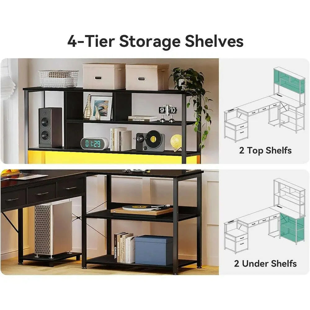 71-l-shaped-desk-with-5-drawers-led-lit-reversible-gaming-desk-2-outlets-black-home-office-desk-with-storage,customizedkimludkimlud-35570817