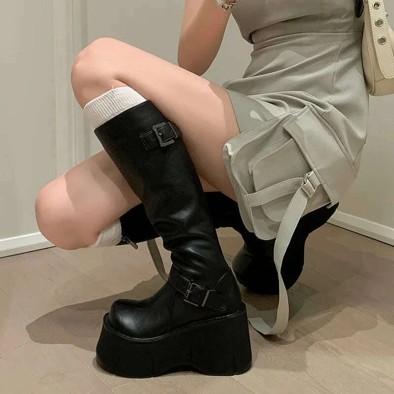 2024-womens-shoes-basic-womens-boots-classics-knee-high-boots-women-belt-buckle-side-zip-round-toe-wedge-platform-shoes-ladieskimlud-womens-clothes-35082864