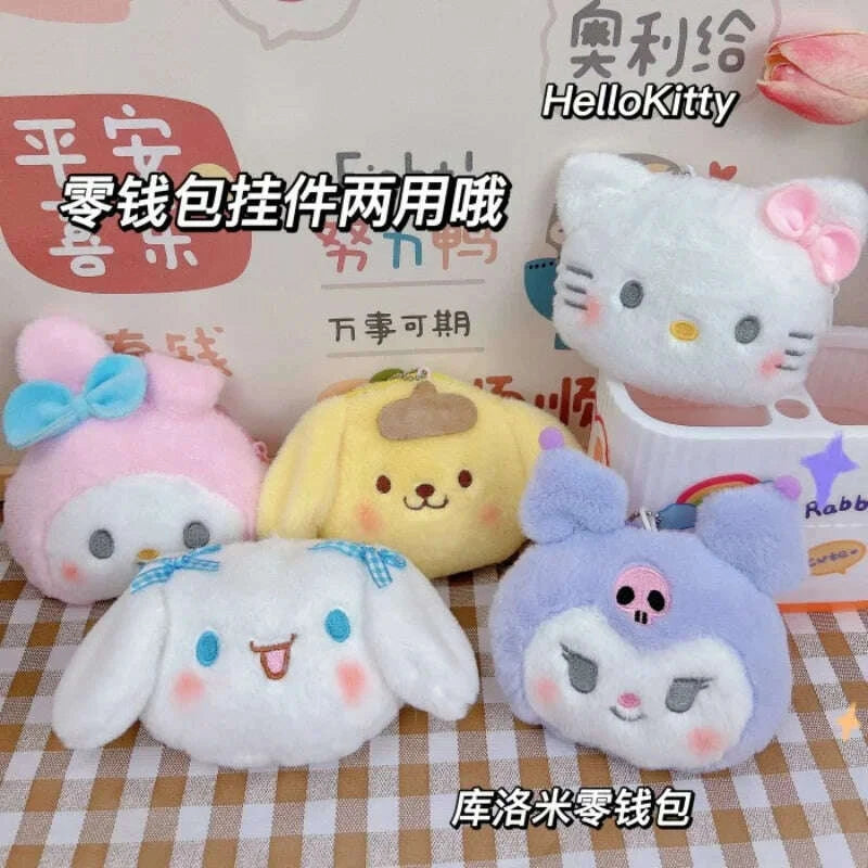 sanrio-hello-kitty-plush-coin-purse-cartoon-keychain-bag-zipper-coin-wallet-storage-bag-key-earphone-pouch-decorations-girl-giftkimlud-womens-fashion-34607386
