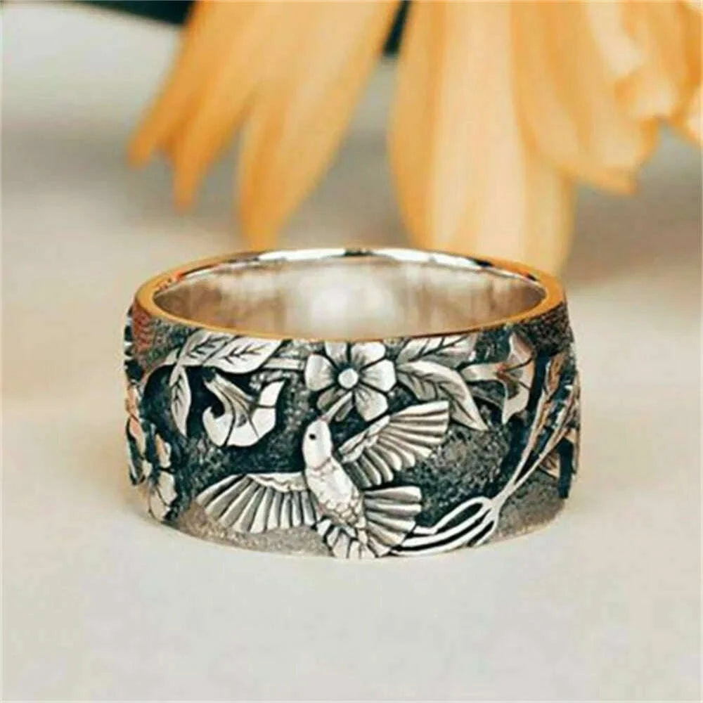french-retro-flower-bird-ring-for-women-fashion-simple-jewelry-accessories-wholesale-kimlud-kimlud-33913901