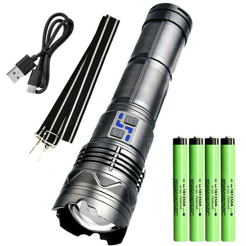 high-power-white-laser-flashlight-super-bright-led-spotlight-long-range-torch-zoom-emergency-outdoor-with-battery-indicatorkimludkimlud-35562484