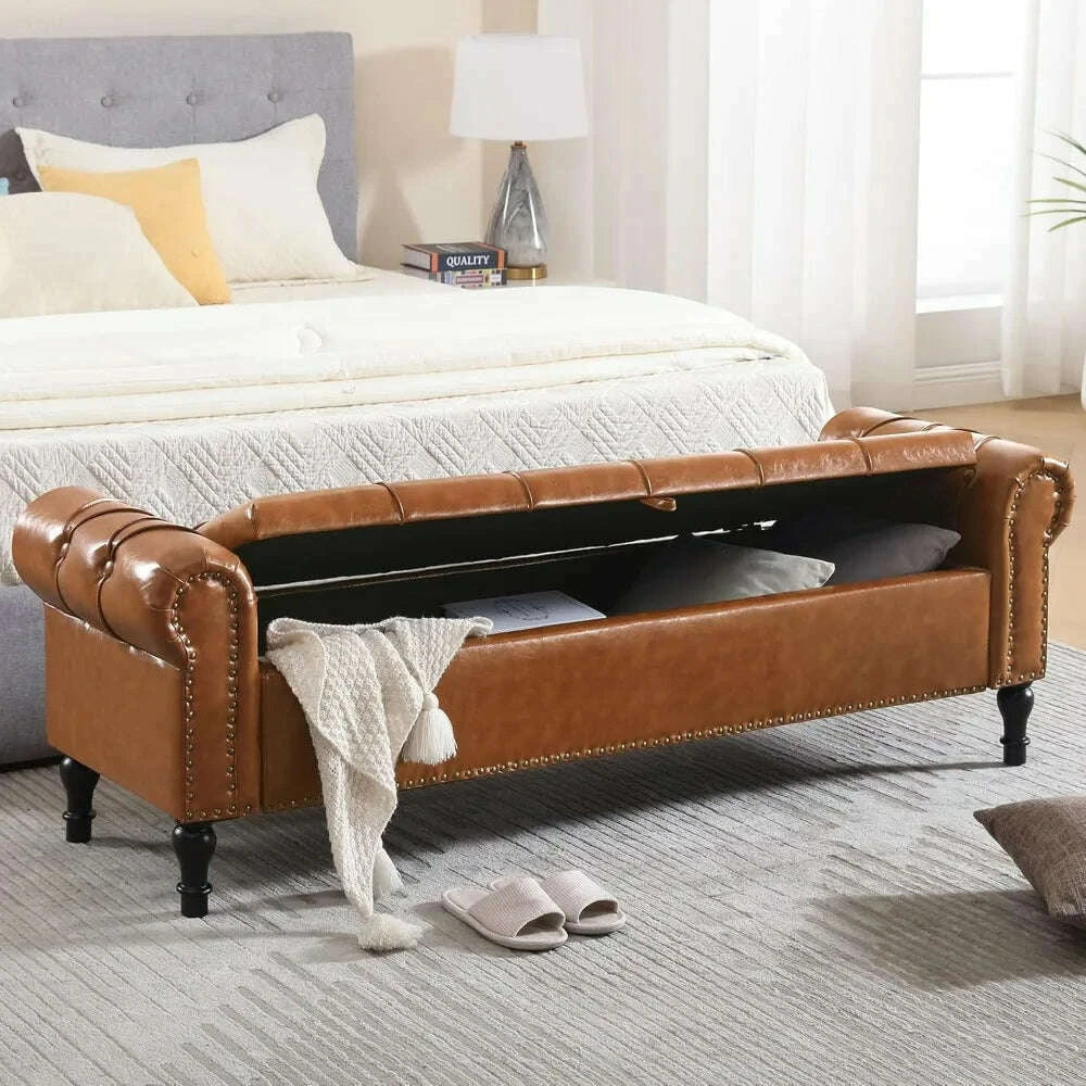 faux-leather-storage-bench-for-bed-room-67-inch-upholstered-tufted-ottoman-bench-with-arms-king-size-large-storage-space-end-ofkimlud-womens-fashion-34604388