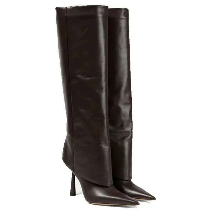 womens-fashion-retro-stone-pattern-pointed-sleeve-skirt-boots-european-and-american-high-end-loose-pants-banquet-bootskimlud-womens-fashion-34624964