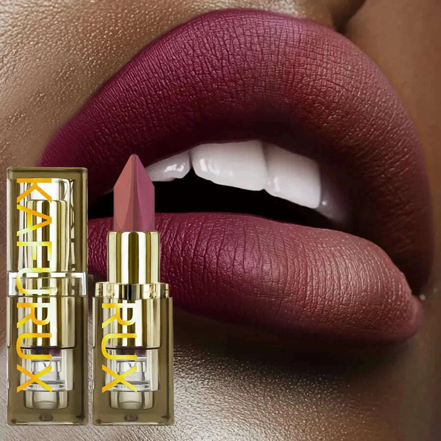 6-color-glitter-two-tone-lipstick-purple-black-matte1pc-lipsticks-cosmetics-easy-to-use-lip-tint-makeup-lip-beauty-red-pigment-kimlud-kimlud-33917332