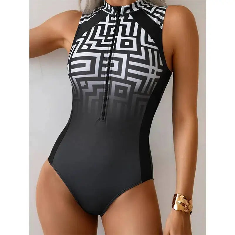 Polyamide One-Piece Swimsuit Push-Up — Multicolor | KIMLUD