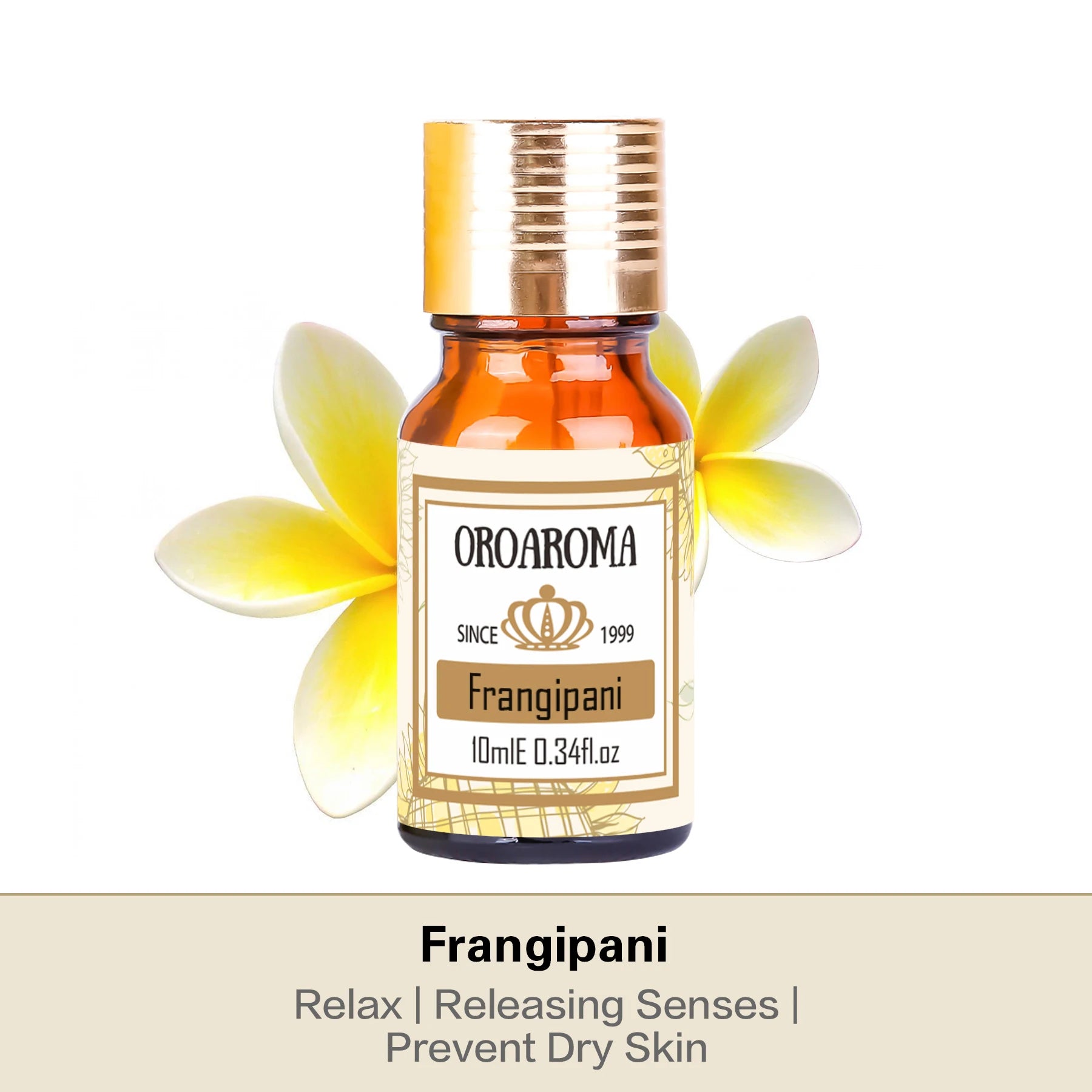 Frangipani Essential Oil Aromatherapy For Spa And Body Care — Clear | KIMLUD