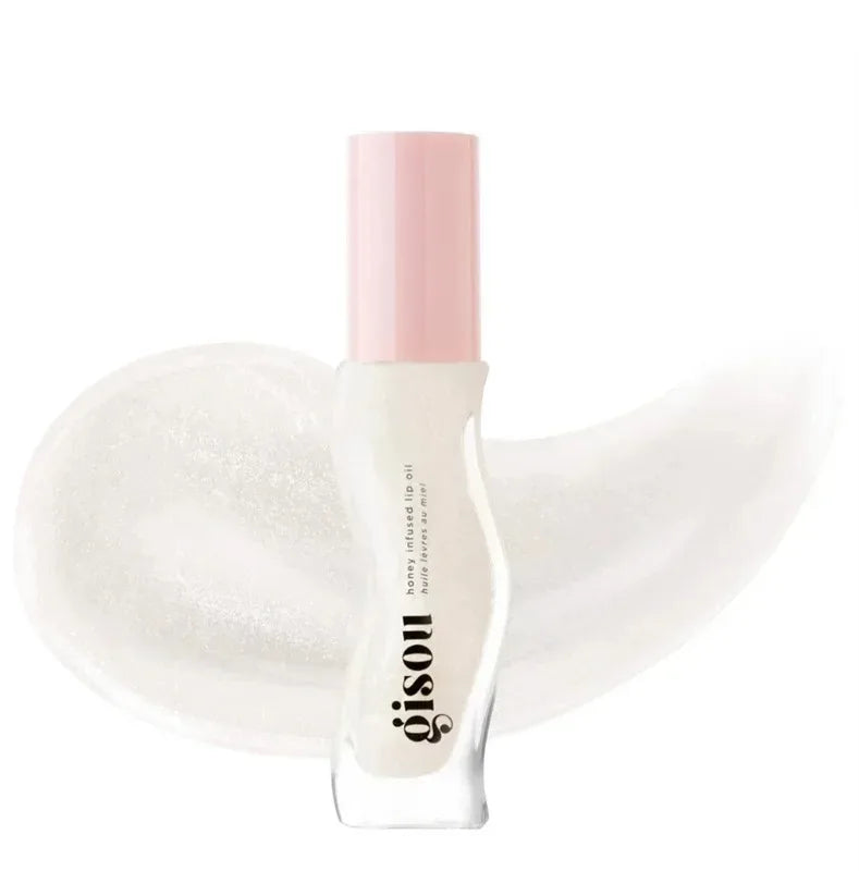 Translucent Lip Oil Gloss Hydrating Plumping Serum For Glassy Shine And Nourishing Moisture — Transparent | KIMLUD