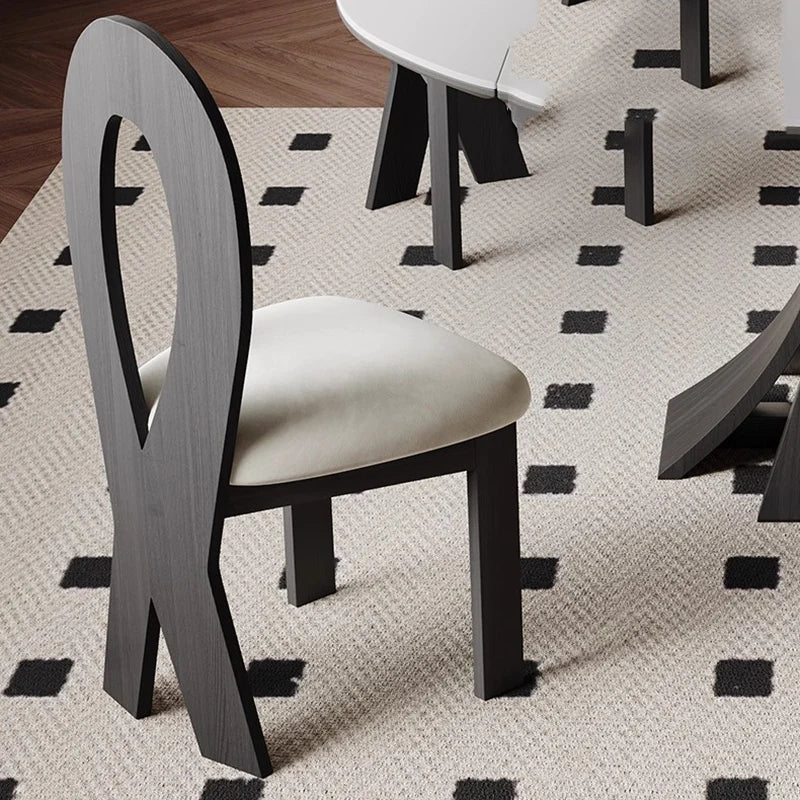 Wooden Nordic Mid Century Folding Dining Chair Ergonomic Comfort — Natural | KIMLUD
