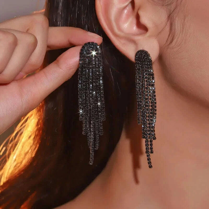 fyuan-fashion-long-tassel-drop-earrings-for-women-black-gold-silver-color-rhinestone-dangle-earring-wedding-party-jewelrykimludkimlud-35558274