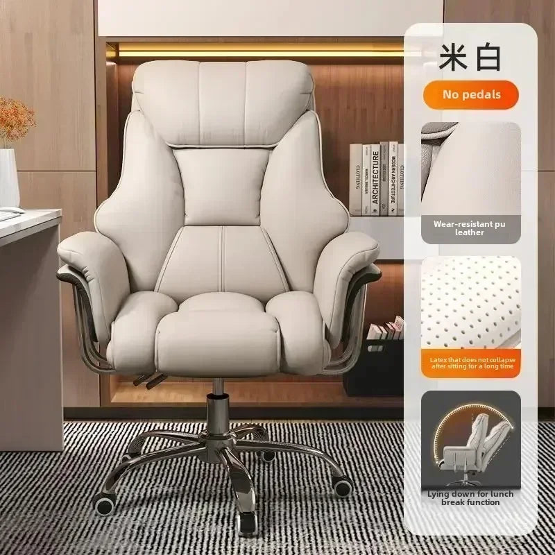 Gaming Chair – Rotatable Height Adjustable – PU Upholstery | KIMLUD
