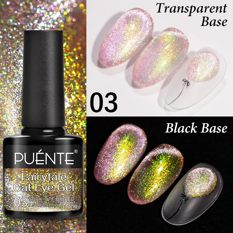 Reflective Glitter Gel Nail Polish Multidimensional Holographic Sparkle, UV-Curable Finish — Pink Lilac | KIMLUD